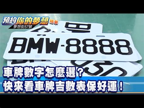 車牌英文字母吉凶|車牌英文吉凶實用指南